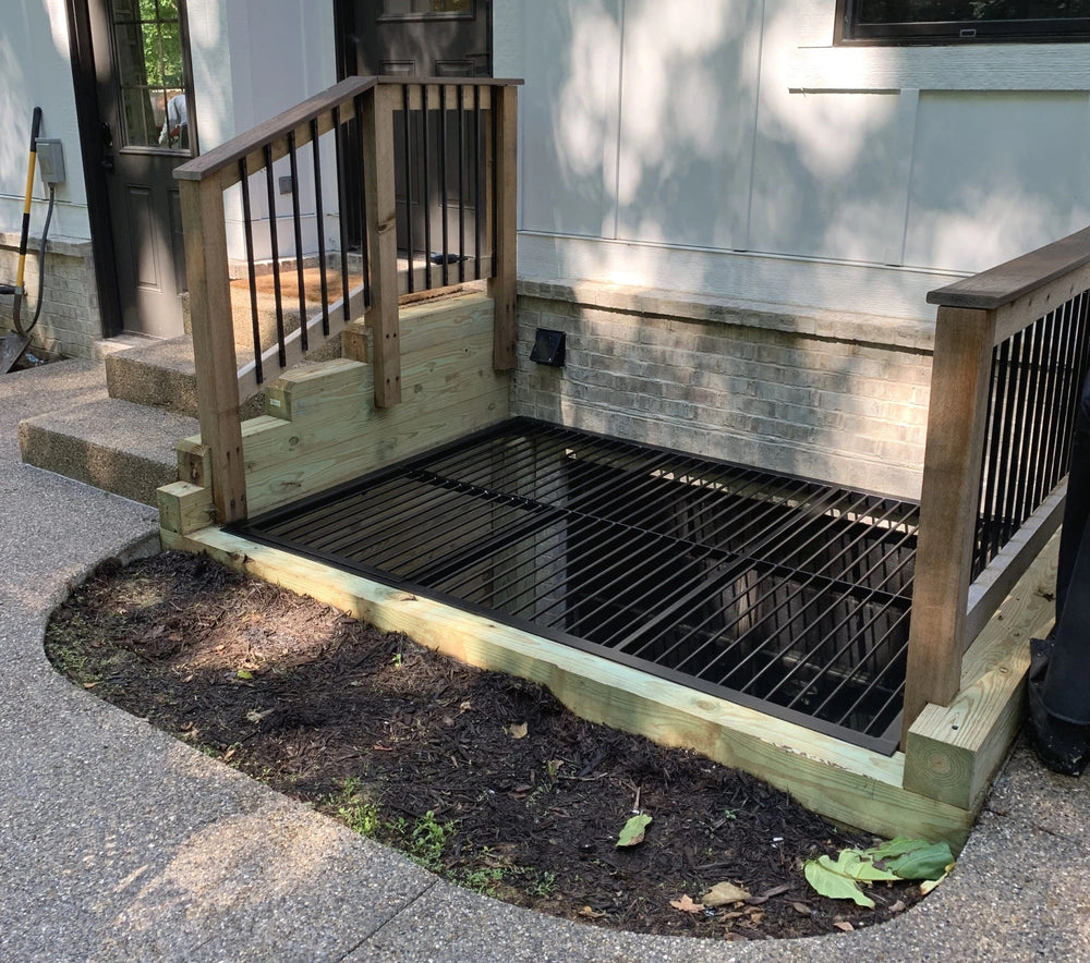 Steel Window Well Bar Grates | Powder Coated Steel | Rigid Grate Cover | Made in Canada - Model # WWC891-Taimco