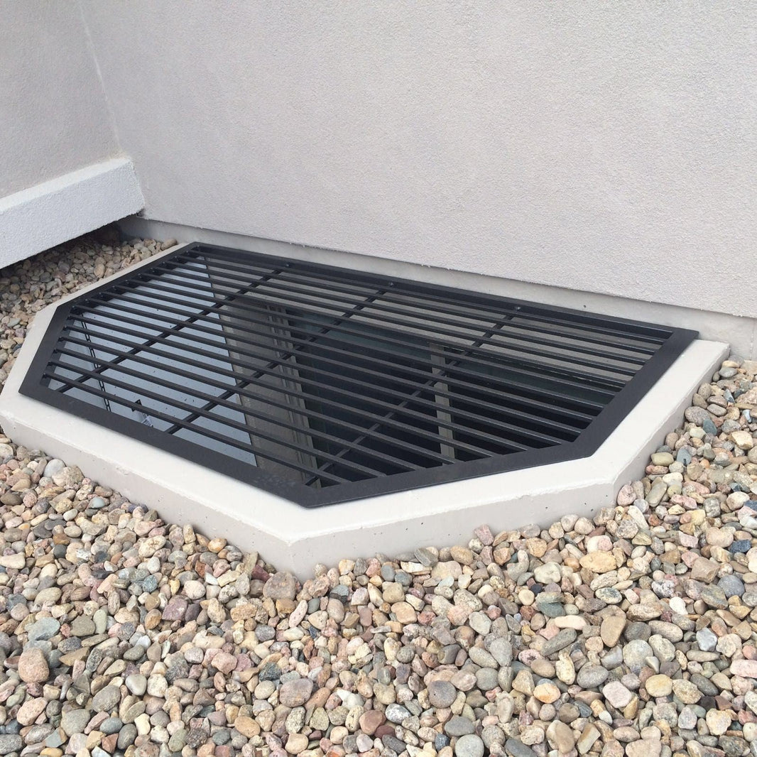 Steel Window Well Bar Grates | Powder Coated Steel | Rigid Grate Cover | Made in Canada - Model # WWC891-Taimco