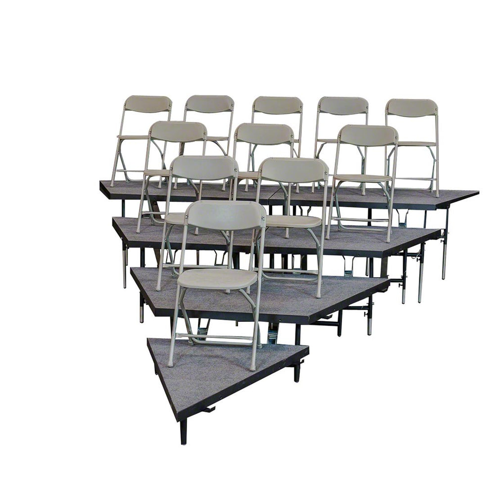 Straight Seated Riser System 4 Tier - 57' Long Model SSRS457-Taimco