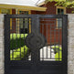 Stunning Fence & Lock Design Metal Garden Gate | Modern Fabrication Metal Yard Side Gate | Made in Canada – Model # 320-Taimco