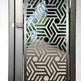 Stunning Laser Cut Artistic Geometric Design Wrought Iron Gate | Custom Fabrication Metal Garden Gate | Made in Canada – Model # 811-Taimco