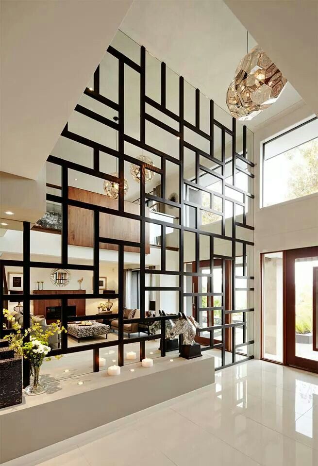 Stunning Simple Design Metal Partition Screen| Modular Decorative Metal Art Accent Privacy Panel |Made in Canada – Model # PP598-Taimco