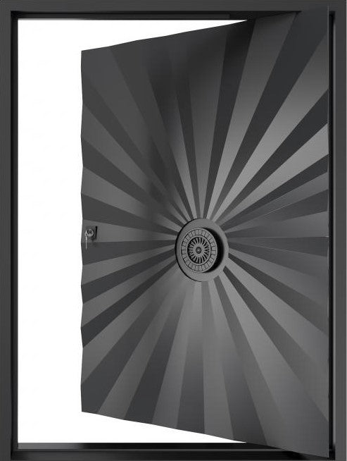 Sunshine Pivot Door In swing| Square Top With kickplate | Model # IWD 1026-Taimco