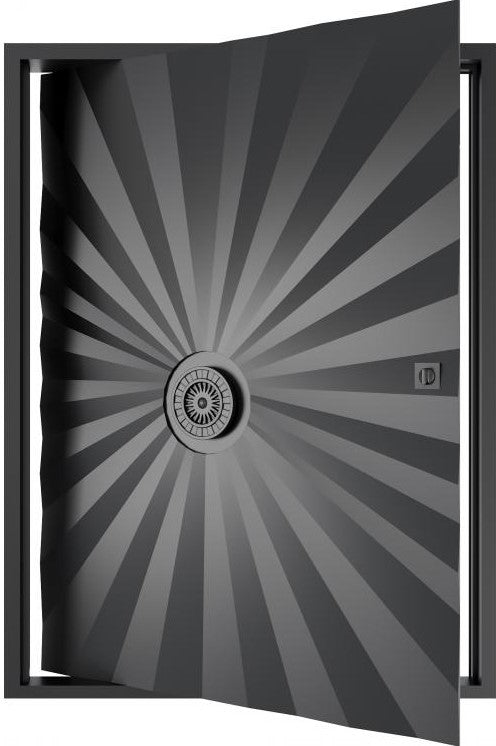 Sunshine Pivot Door In swing| Square Top With kickplate | Model # IWD 1026-Taimco