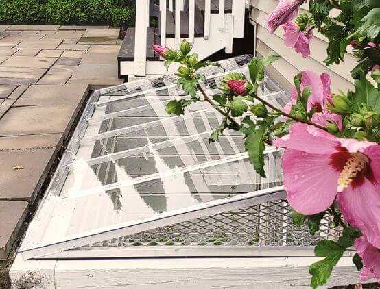 Super Slant Window Well Cover - Rust Free Aluminum - Model # WWC880-Taimco