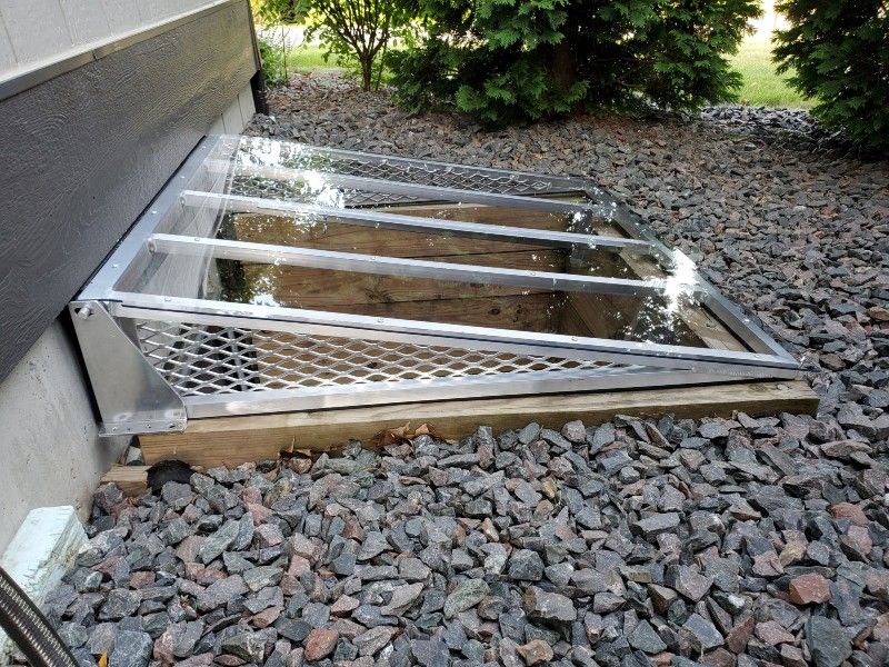 Super Slant Window Well Cover - Rust Free Aluminum - Model # WWC880-Taimco