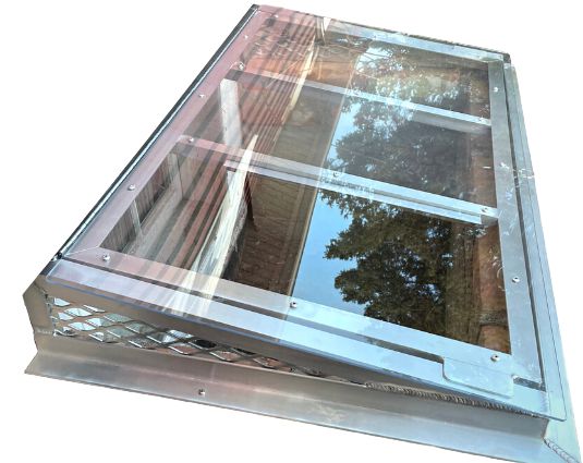 Super Slant Window Well Cover - Rust Free Aluminum - Model # WWC880-Taimco