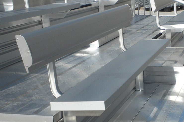 Superior Aluminum Bleacher Series 8 Row System - Model BLECSS8-Taimco