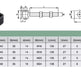 Swing Gate Hinge With Long Bolt | Model # EHU ( Pack of 100 )-Taimco