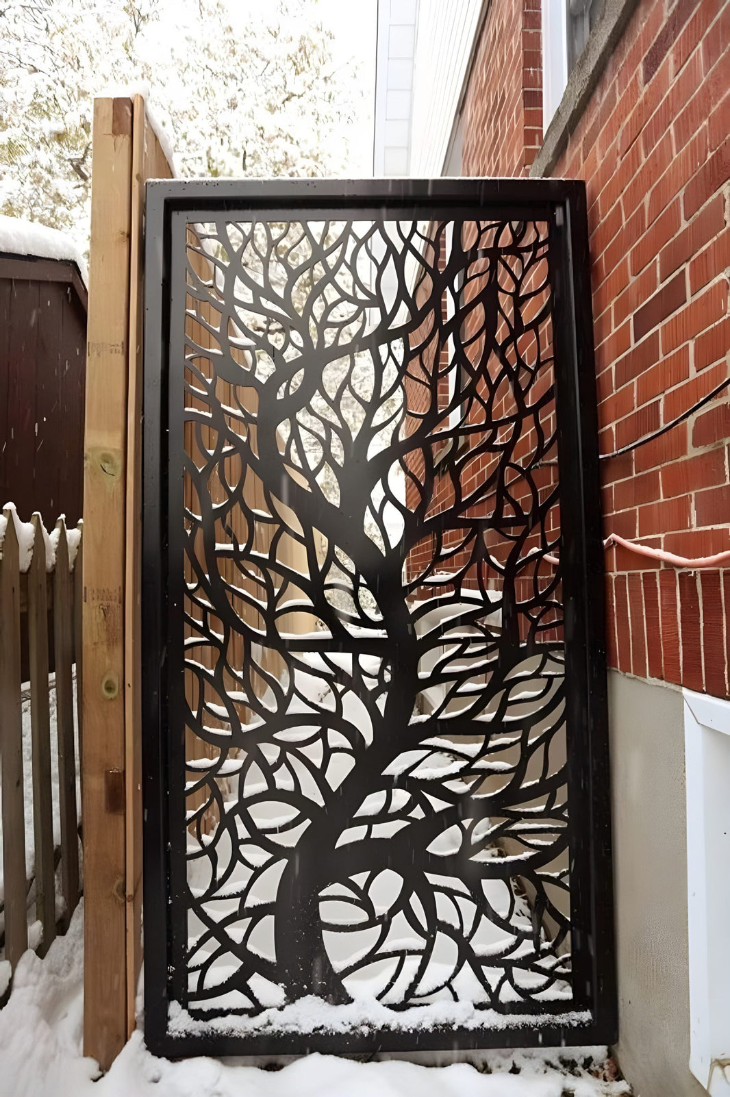 Twisted Thicket | Steel Garden Gate | Model # 233-Taimco