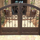 Unique A-Shape Top Design Fence Metal Garden Gate | Classic Fabrication Metal Back Yard Gate | Made in Canada – Model # 330-Taimco