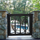 Unique & Fabulous Circle Design Metal Pool Gates | Classic Modern Fabrication Metal Garden Gate | Made in Canada – Model # 312-Taimco