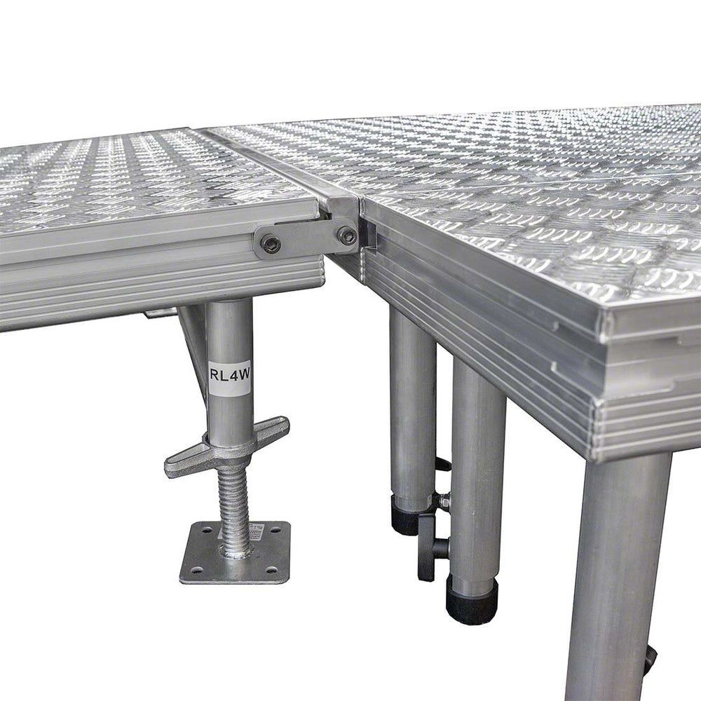 Universal Straight ADA Wheelchair Ramp for 16" Height Stages Model USADASWCR16-Taimco