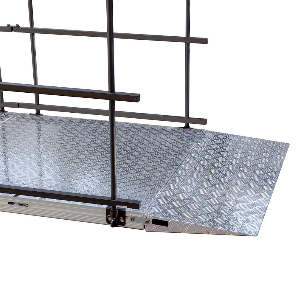 Universal Straight ADA Wheelchair Ramp for 8" Height Stages Model USADASWCR8-Taimco