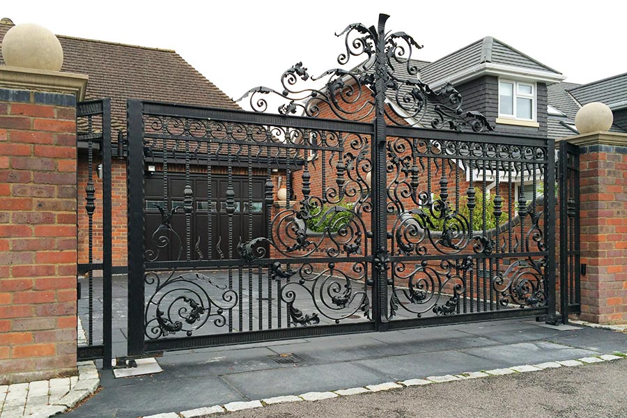 Veena Wrought iron gates Driveway Gate | Model # 151-Taimco