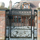Venus Wrought iron Gates – Single Side Metal Gate Classic Design Gate | Made in Canada – Model # 263-Taimco