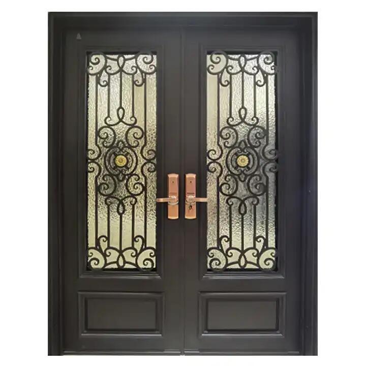 Wrought Iron Door | Square Top With kickplate | Model # IWD 961-Taimco