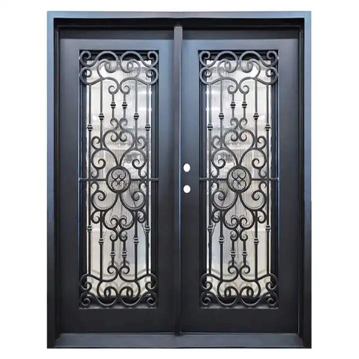 Wrought Iron Door | Square Top With kickplate | Model # IWD 962-Taimco