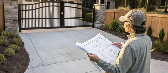 How to Install a driveway gate in 2025