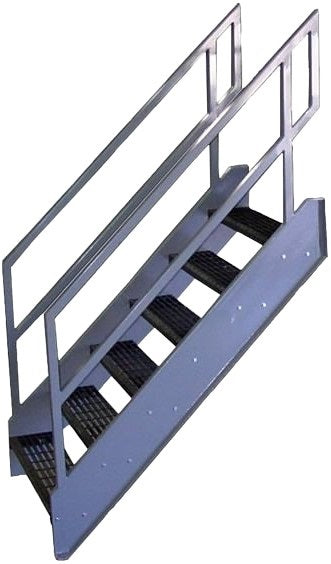 Steep Incline structural Steel Stairway  Model SL1490