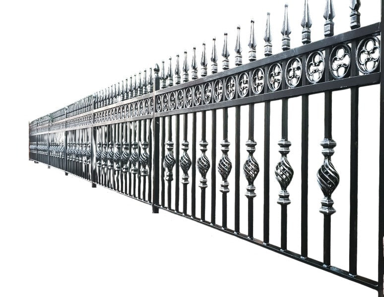 Ornamental Fence Panel - Wrought Iron Fence Model # FP922