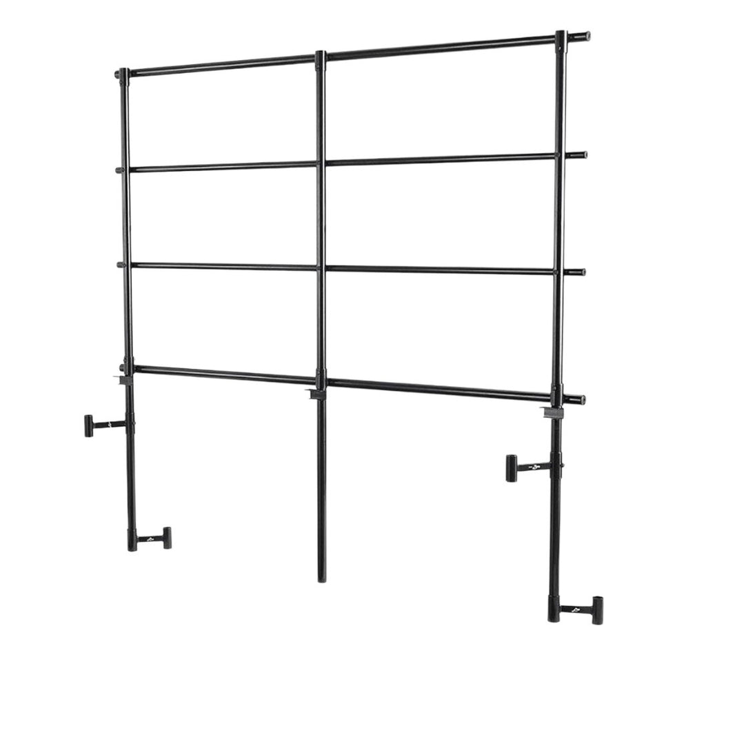 Back Guard Rail for 4 Tiers Standing Risers System - Model BGR4