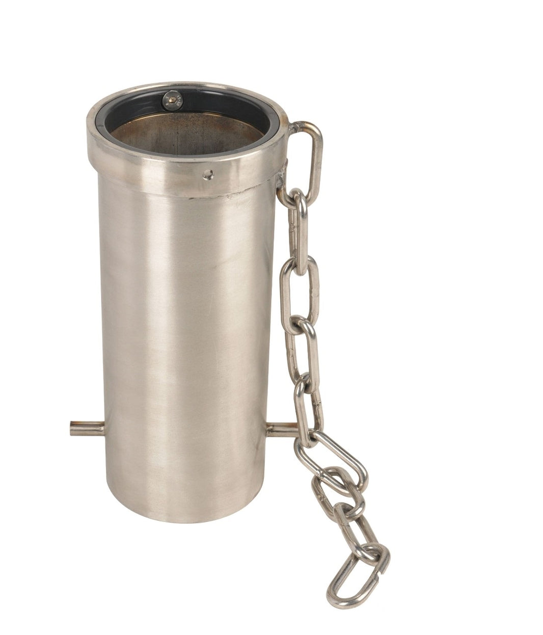 Removable Bollard Mount Stainless Steel Base w/ Securing Chain, SS, 4 Inch- Model BOLL2581