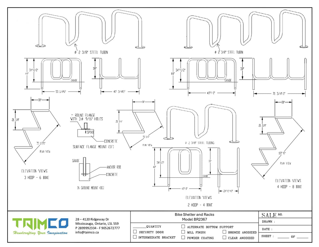 Ring Multi Bike Rack Model # BR2367