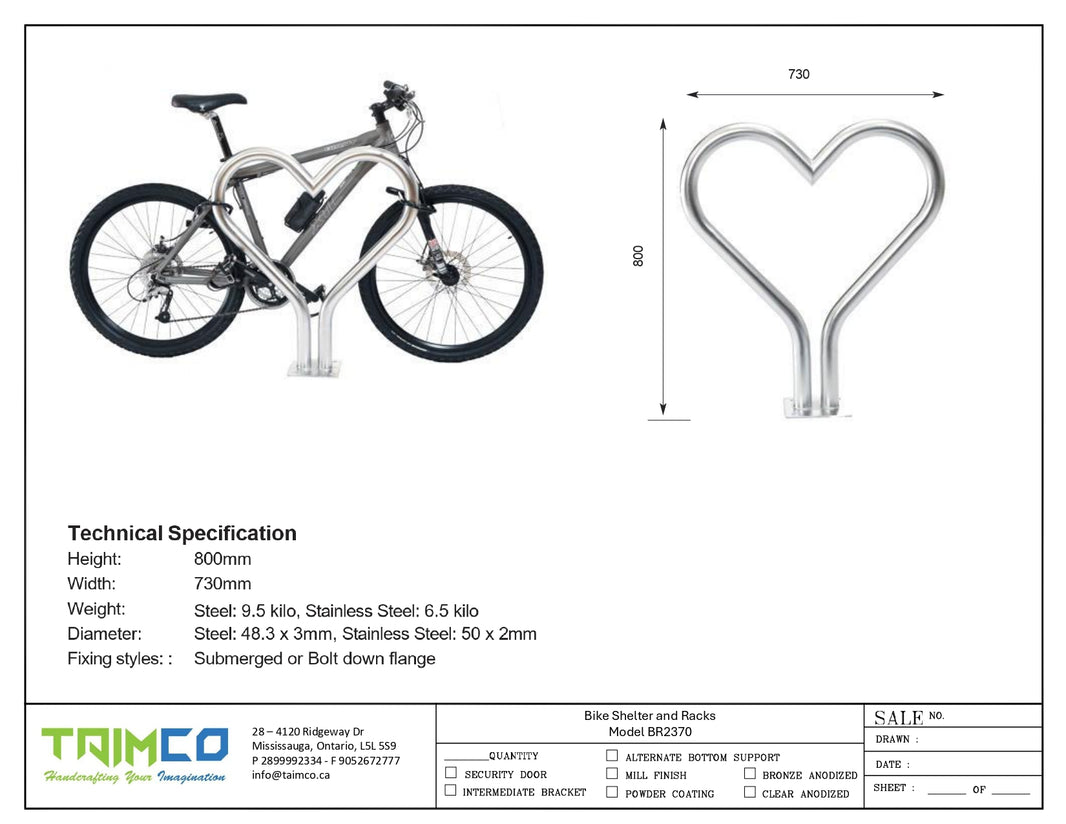 Tough Love Dock 2 Bike Rack Model # BR2370