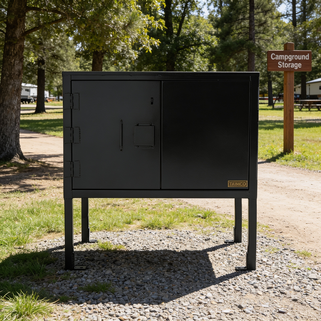 16 Cu. Ft. Steel Animals Resistant Food Locker Two Door Model BRFL16-2