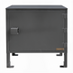 Dark gray metal cabinet with 'Taimco' branding on a white background