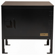 Black metal cabinet with 'Taimco' branding on a white background