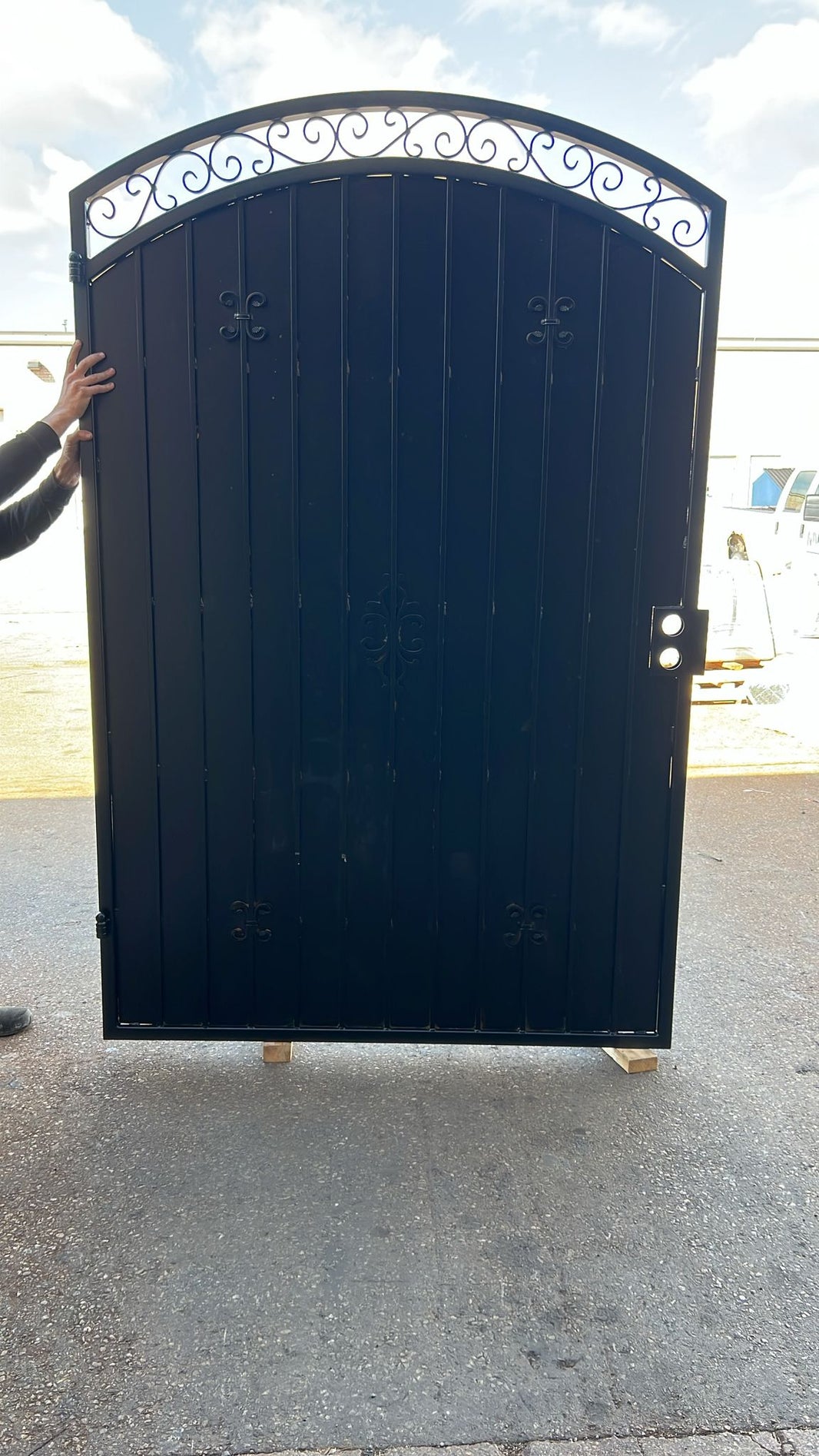 Sorrento Wrought Iron Gate | Model # 497R