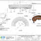 Technical architectural drawing of a curved outdoor wooden bench with front elevation, side section view, isometric view, plan view, and material specifications on a white background. Taimco branding is visible at the bottom.