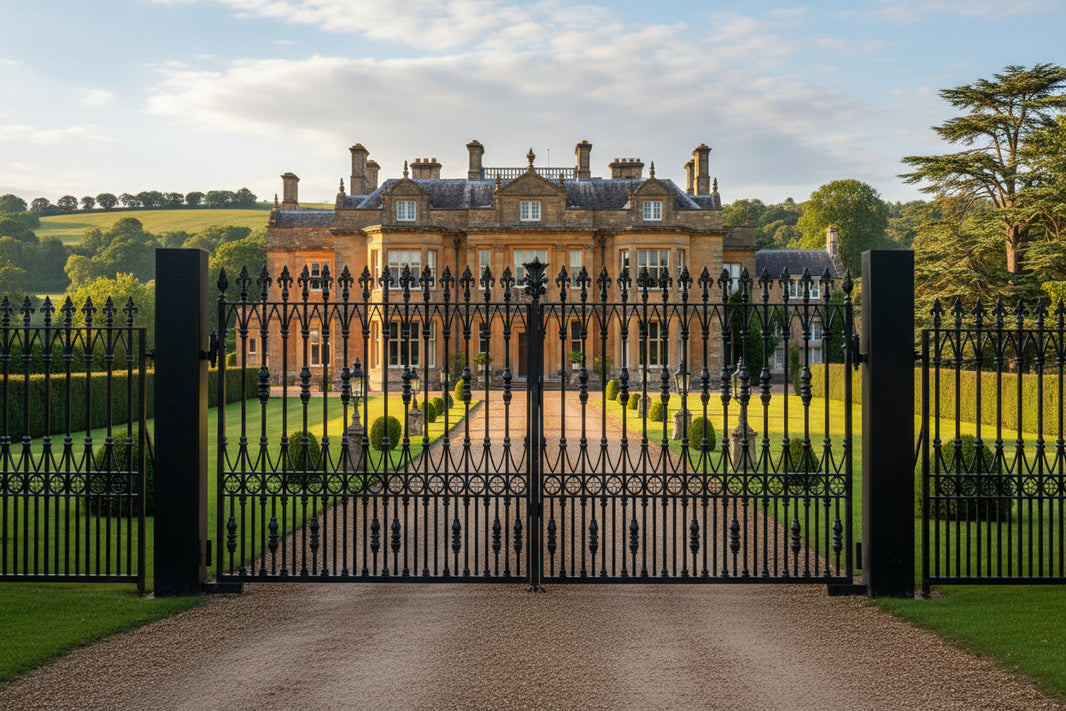 Regal Approach – Wrought Iron Estate Gate  Model # DWG060