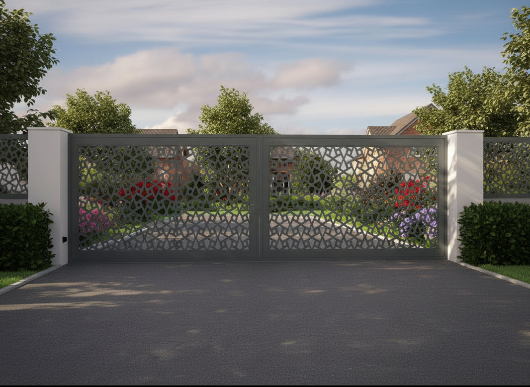 Branch line Vista – Tree-Like Cutout Steel Garden Gate Model # DWG154
