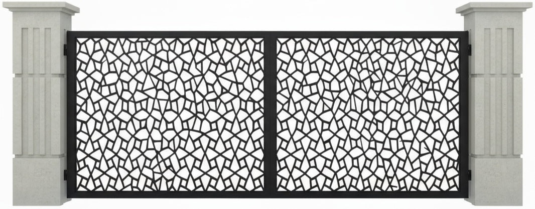 Branch line Vista – Tree-Like Cutout Steel Garden Gate Model # DWG154