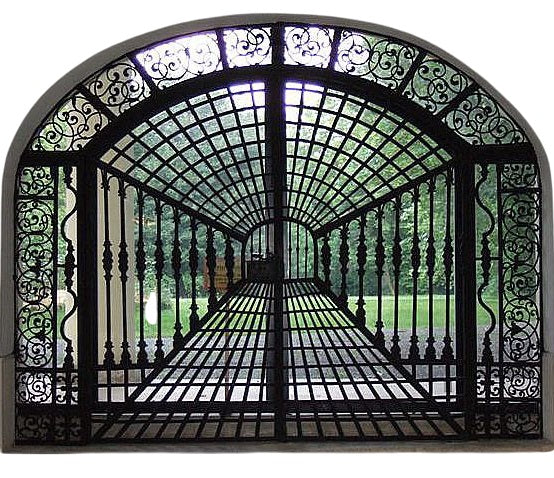 3D Illusion Steel Driveway Gate | Model # DWG223