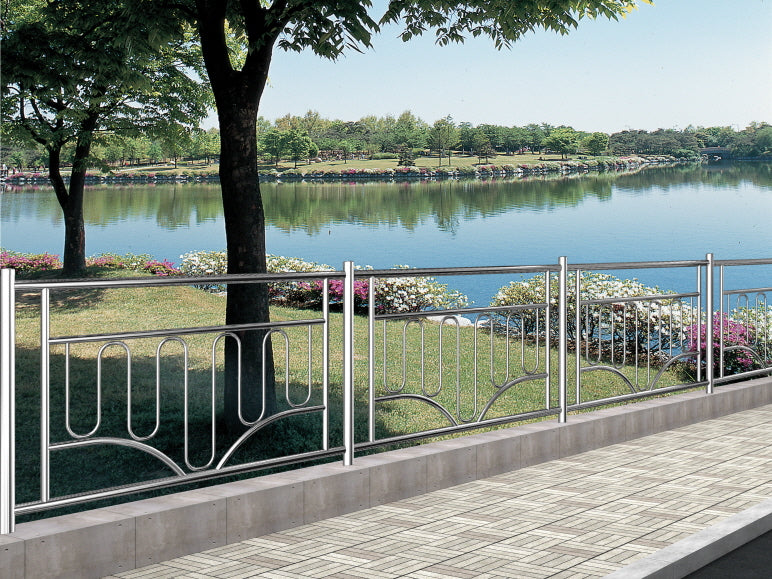 Modern Stainless steel tubler Hand Railing Panels Model # FP914