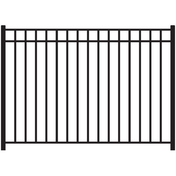 Aluminum Finials Fence Panel - Model # FP954
