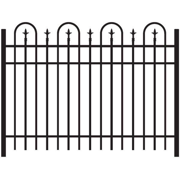 Concord aluminum Fence Section Panel – Model # FP966
