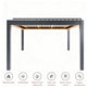 Top‑down angle showing louvered roof system