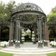 Architectural steel pavilion with classical round columns.