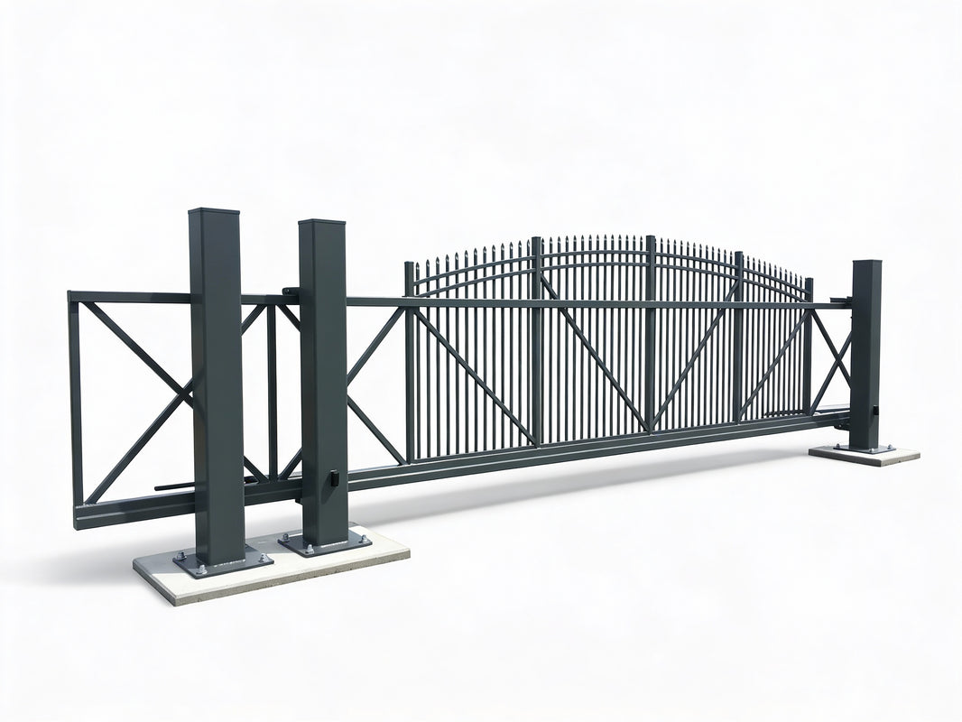 Cantilever Commercial Ascot Gate - Ornament Pickett - Model GTC240CH748