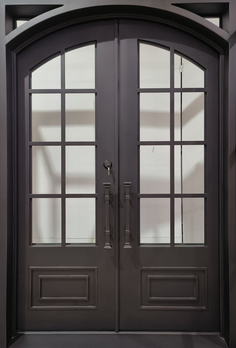 French Style Iron Door | Square Top With kickplate | Model # IWD 952-Taimco