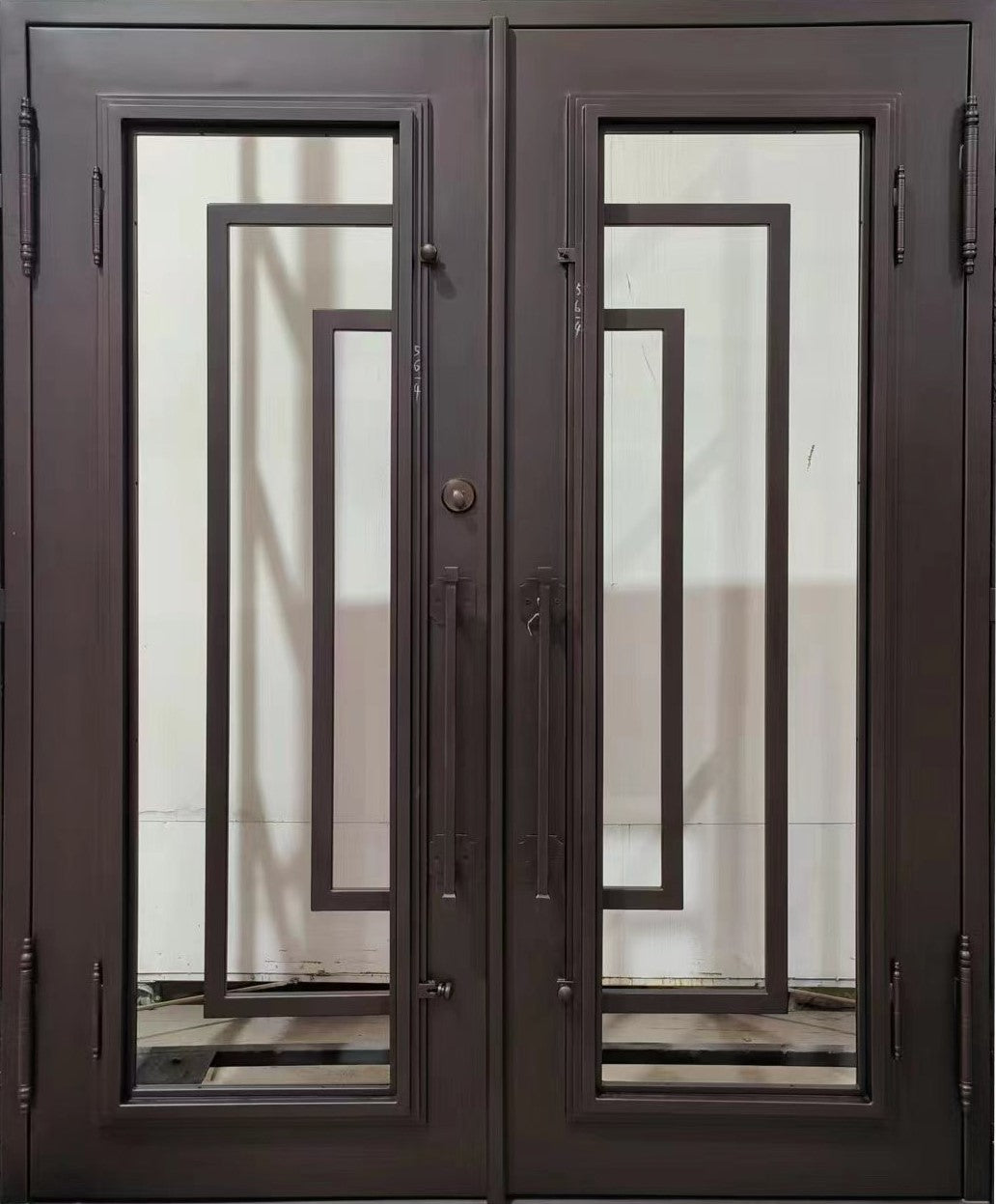 Iron Vatican Iron Door | Square Top With kickplate | Model # IWD 947