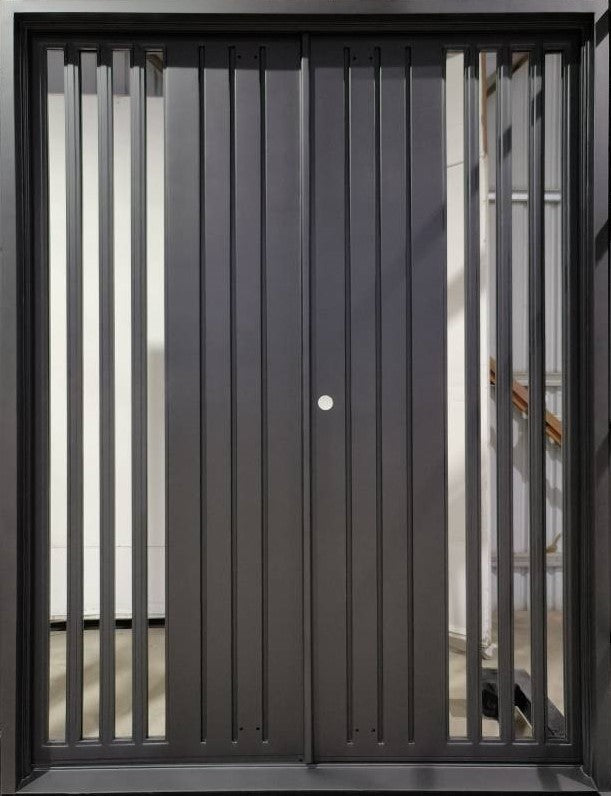 Modern iron door Design | Square Top With kickplate | Model # IWD 1003