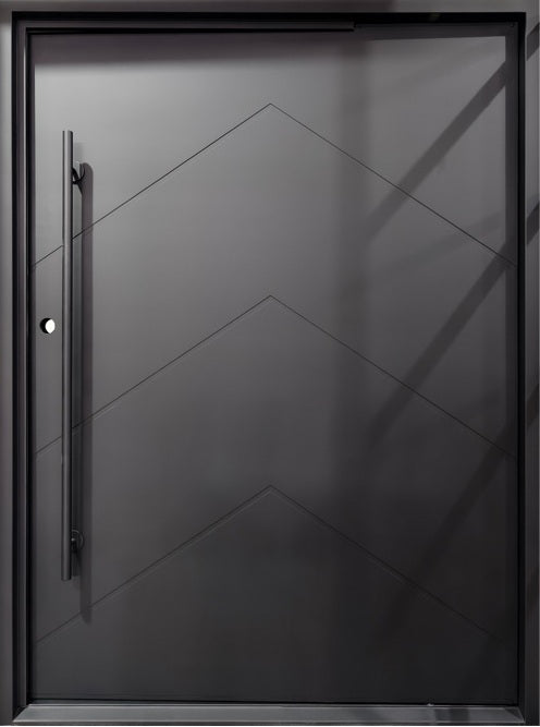 Modern Steel Soled Pattern Pivot design Door Square Top Model # IWD 1098