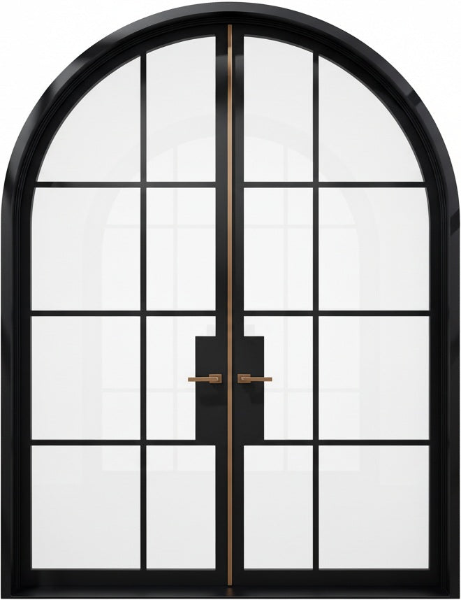 Arch French iron door Design Arch Top Model # IWD1112