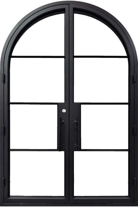 Arch French iron door Design Arch Top Model # IWD 1114
